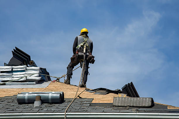 Professional Roofing technician working in New Rochelle, NY